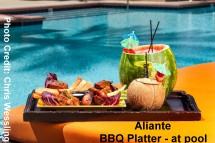 Aliante BBQ Platter at pool
