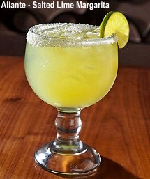 Aliante salted lime margarita