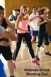 Lifetime Time Athletic member Amanda Gross working out