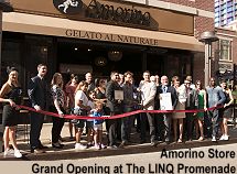 Amorino Store grand opening at the LINQ Promenade