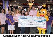 Aquarius duck race check presentation 2014