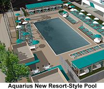 Aquarius new resort-style pool