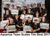Aquarius Team Scales the Strat 2017