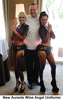 New Aureole 'wine angel' uniforms