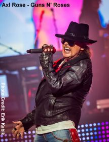 Axl Rose of Guns N' Roses