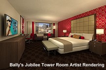 Bally's Jubilee Tower room artist rendering