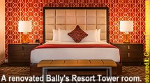 Ballys renovated resort Tower Room