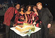 Barry Manilow celebrating 1 year anniversary