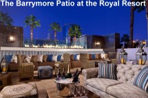 Barrymore patio at Royal Resort