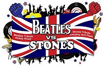 Beatles vs Stones logo