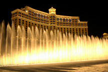 Bellagio Fountains at Night