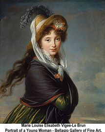 Bellagio Gallery of Fine art - Marie Louise Elisabeth Vigee Le Brun, Portrait of a Young Woman