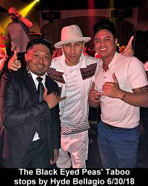 Black Eyed Peas'- Taboo at Hyde Bellagio