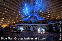 Blue Man Group arrives at Luxor