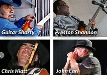 Blues and Brews: Guitar Shorty, Chris Hiatt, Preston Shannon and John Earl