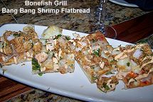 Bonefish Grill Bang Bang Shrimp Flatbread