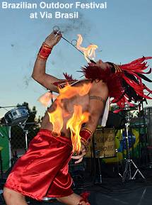 Brazilian Outdoor festival at Via Brasil