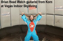 Brian 'Head' Welch - Korn - Vegas Indoor Skydiving