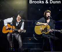 Brooks and Dunn on stage