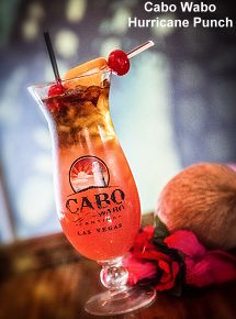 Cabo Wabo hurricane punch