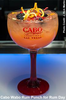 Cabo Wabo rum punch