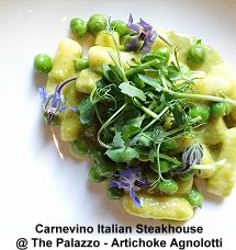 Carnevino Italian Steakhouse at the Palazzo - Artichoke Agnolotti