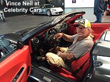 Vince Neil at Celebrity Cars