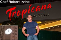 Chef Robert Irvine - rappelling Tropicana