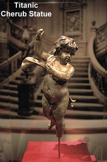 Cherub statue from the Titanic ship