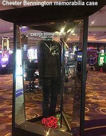 Chester Bennington memorabilia case