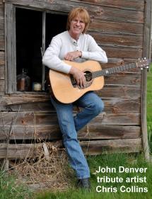 Chris Collins as John Denver tribute artist