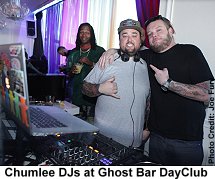 Chumlee DJs at Ghost Bar DayClub