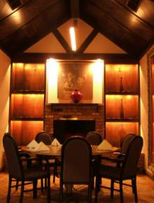 Fireplace at Tinoco's Kitchen at the Las Vegas Club