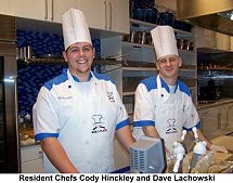 Cody Hinckley and Dave Lachowski, Resident Chefs