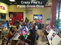 Crazy Pita's Paint-Drink-Dine