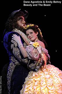 Dane Agostinis and Emily Behny in Beauty and the Beast