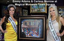 Emmy Adams and Carissa Morrow at Magical Moments Town Square
