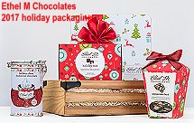 Ethel M Chocolates 2017 holiday packaging