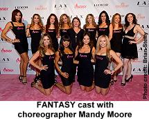 FANTASY cast with Choreographer Mandy Moore