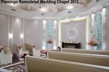 Flamingo remodeled wedding chapel 2013