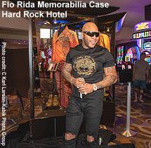 Flo Rida Memorabilia Case Hard Rock Hotel