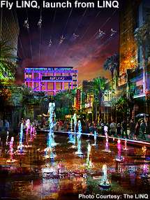 Fly-Linq launch from LINQ