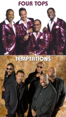 The Four Tops and The Temptations