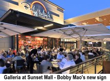 Galleria at Sunset Mall Bobby Maos new sign
