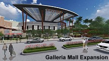 Galleria Mall expansion, artist rendering
