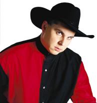 Garth Brooks portrayed by Dean Simmons
