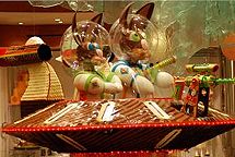 Giant Chocolate Space Bunnies