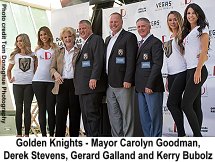 Golden Knights: Mayor Carolyn Goodman, Derek Stevens, Gerard Galland and Kerry Bubolz