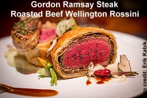 Gordon Ramsay Steak - Beef Wellington Rossini