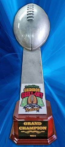 Great Vegas Gridiron Grill-Off BBQ trophy